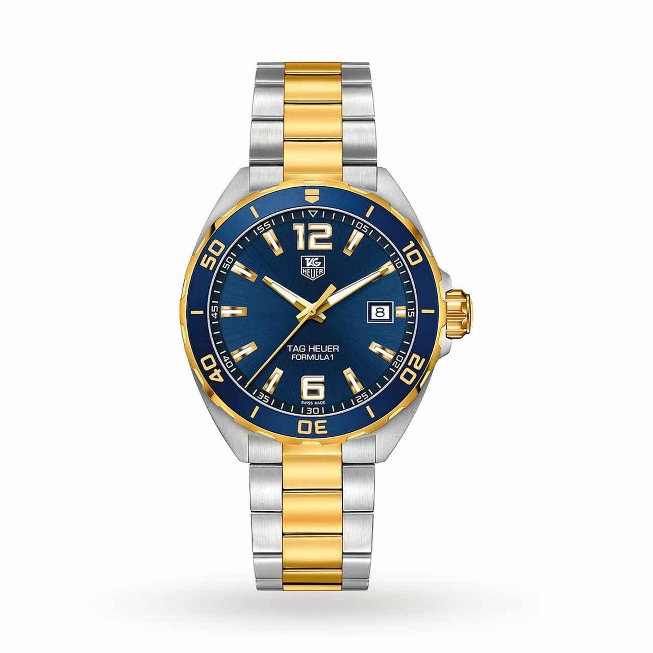 New TAG Heuer Formula 1 WAZ1120.BB0879 – Quartz Blue Dial, Two-Tone Steel & Gold