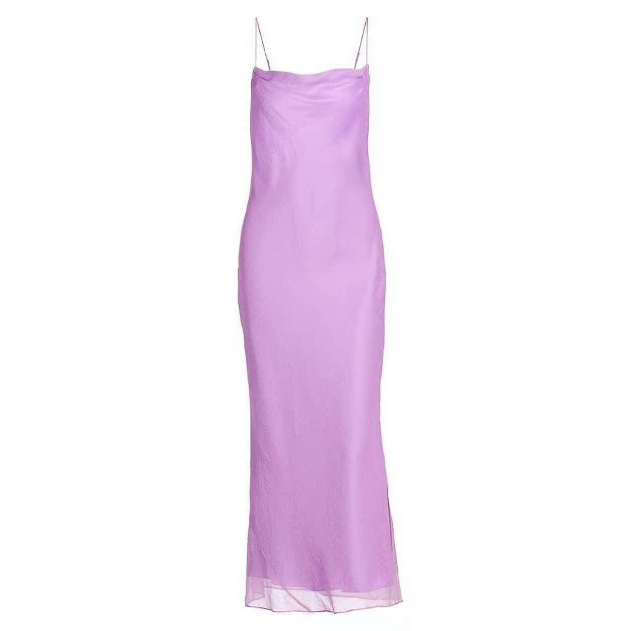 Vince Silk Cowl-Neck Slip Midi-Dress Size Medium New w/ tag