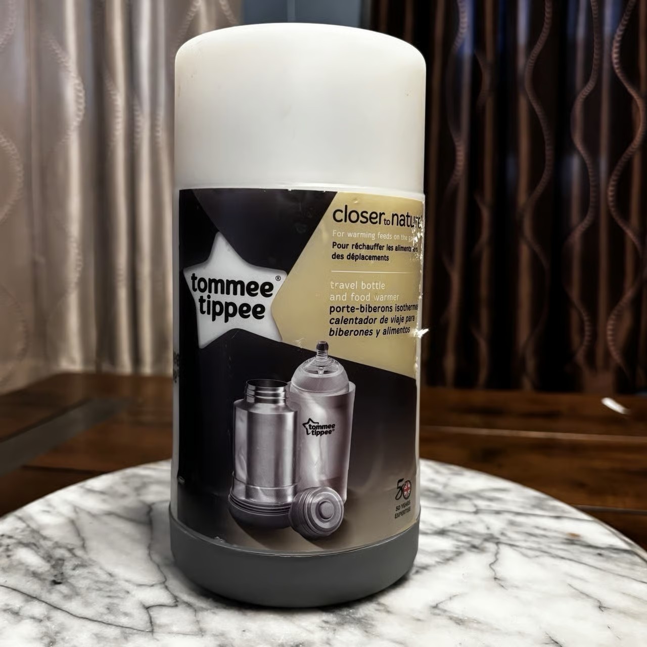 NEW! Tommee Tippee Closer to Nature Travel Bottle Food Warmer Set